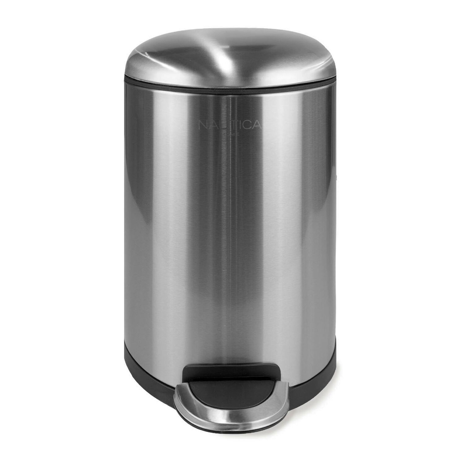 Basurero Acero Inoxidable Con Pedal 12 Litros Cierre Suave Nautica image number 2.0