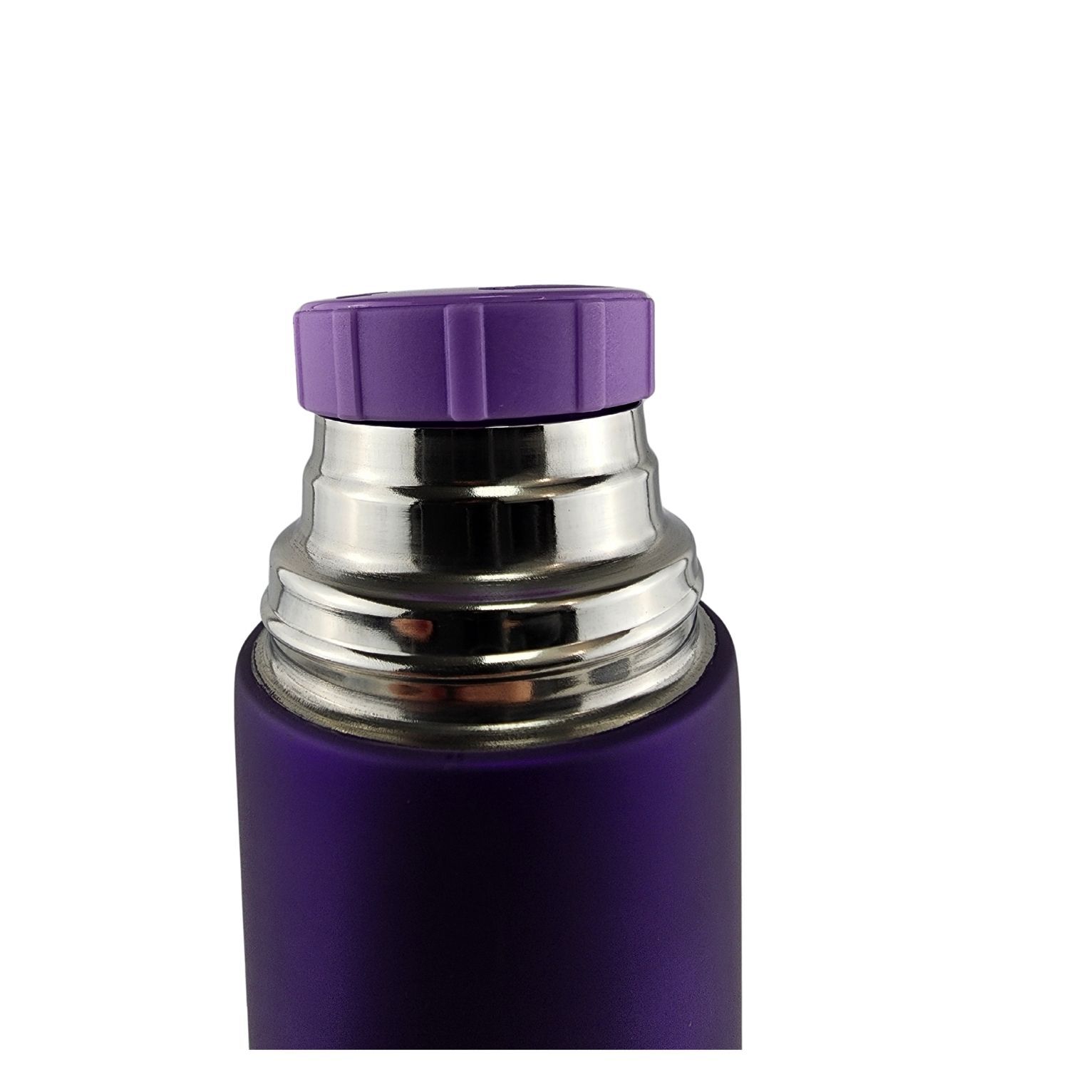 Termo Mega Slim Iv 470ml Acero Inoxidable Metalico Te Cafe Morado image number 4.0