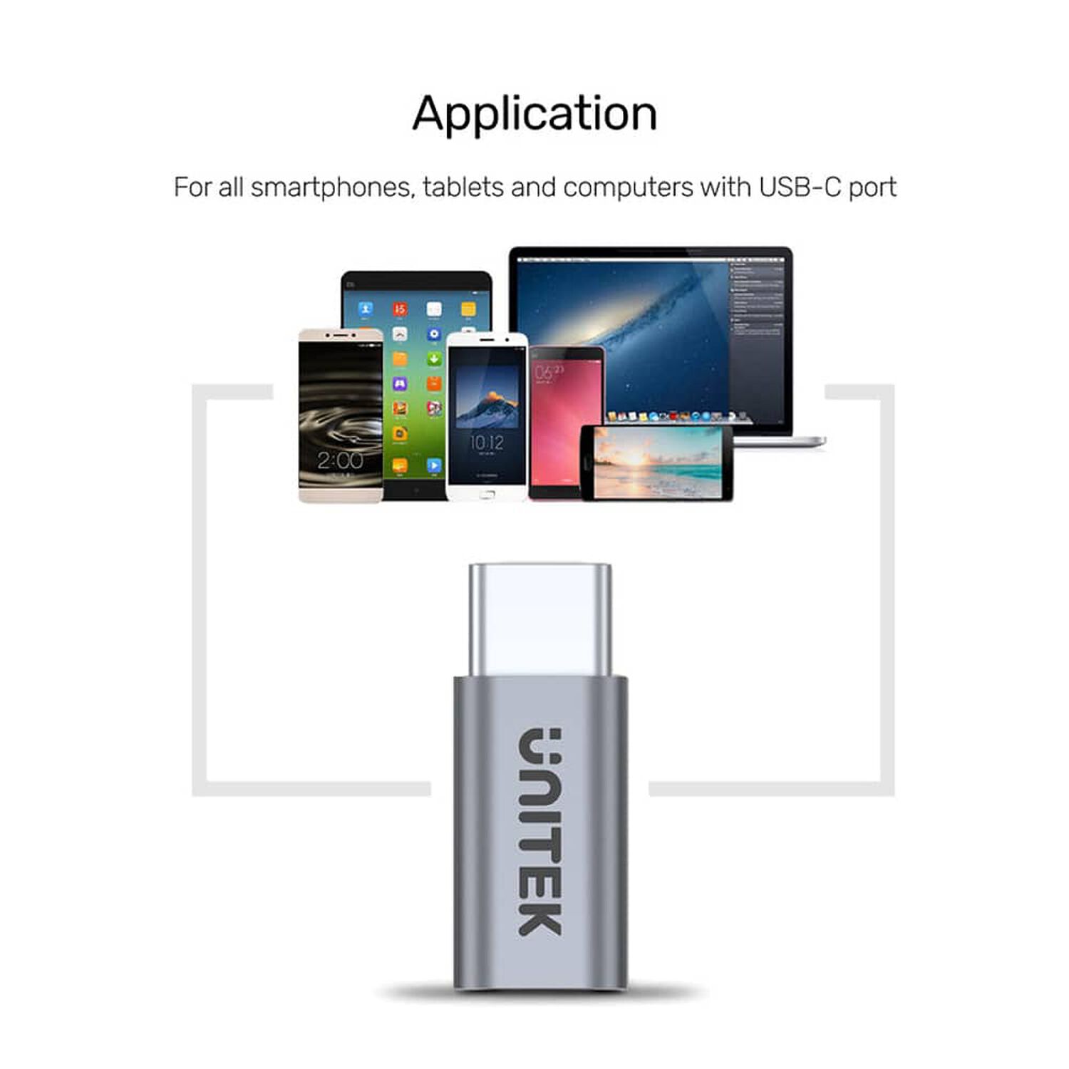 Adaptador Usb Tipo C A Micro Usb High Speed Q . C Y-a027agy image number 4.0