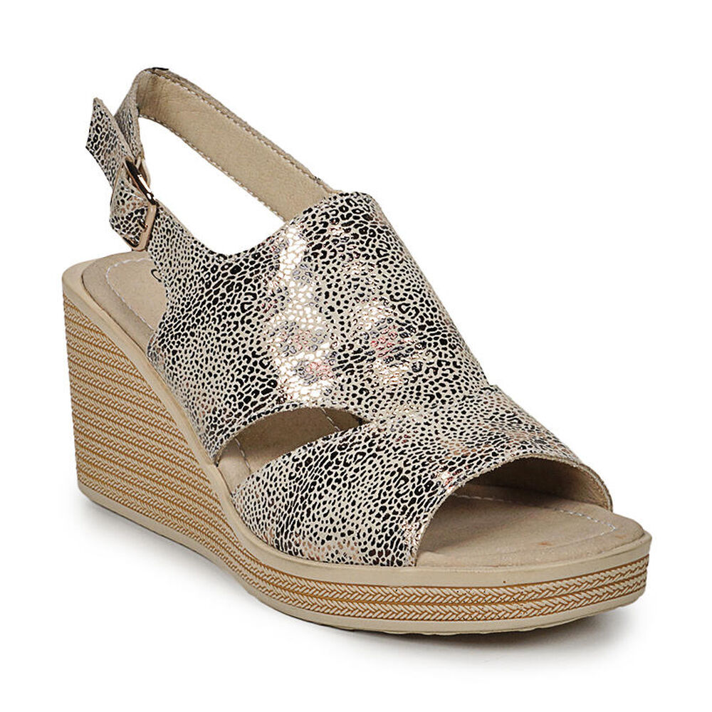 Sandalia Cuero Eines Beige image number 2.0