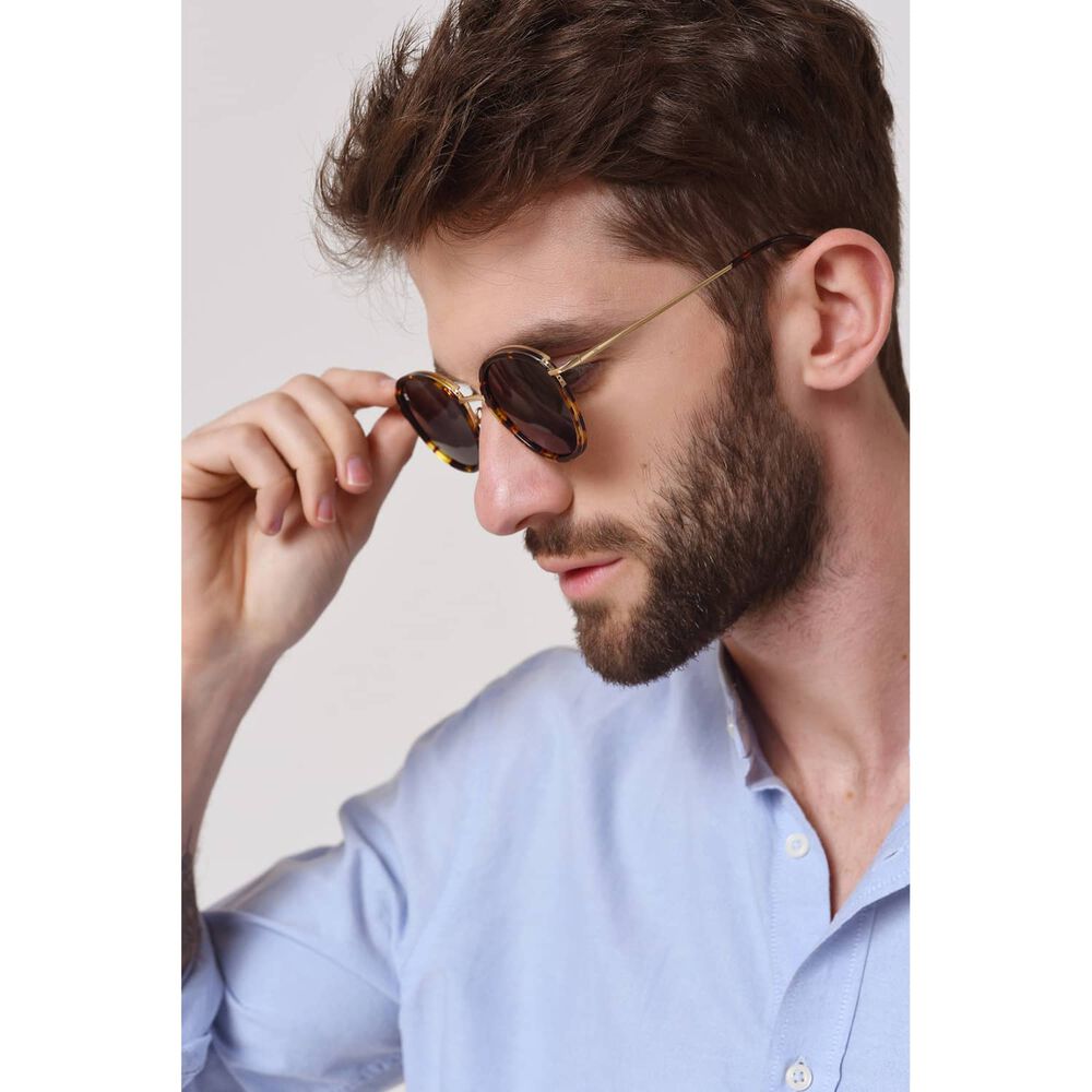 Lentes De Sol Belvedere Marr&oacute;n Polarizados York Eyewear image number 3.0