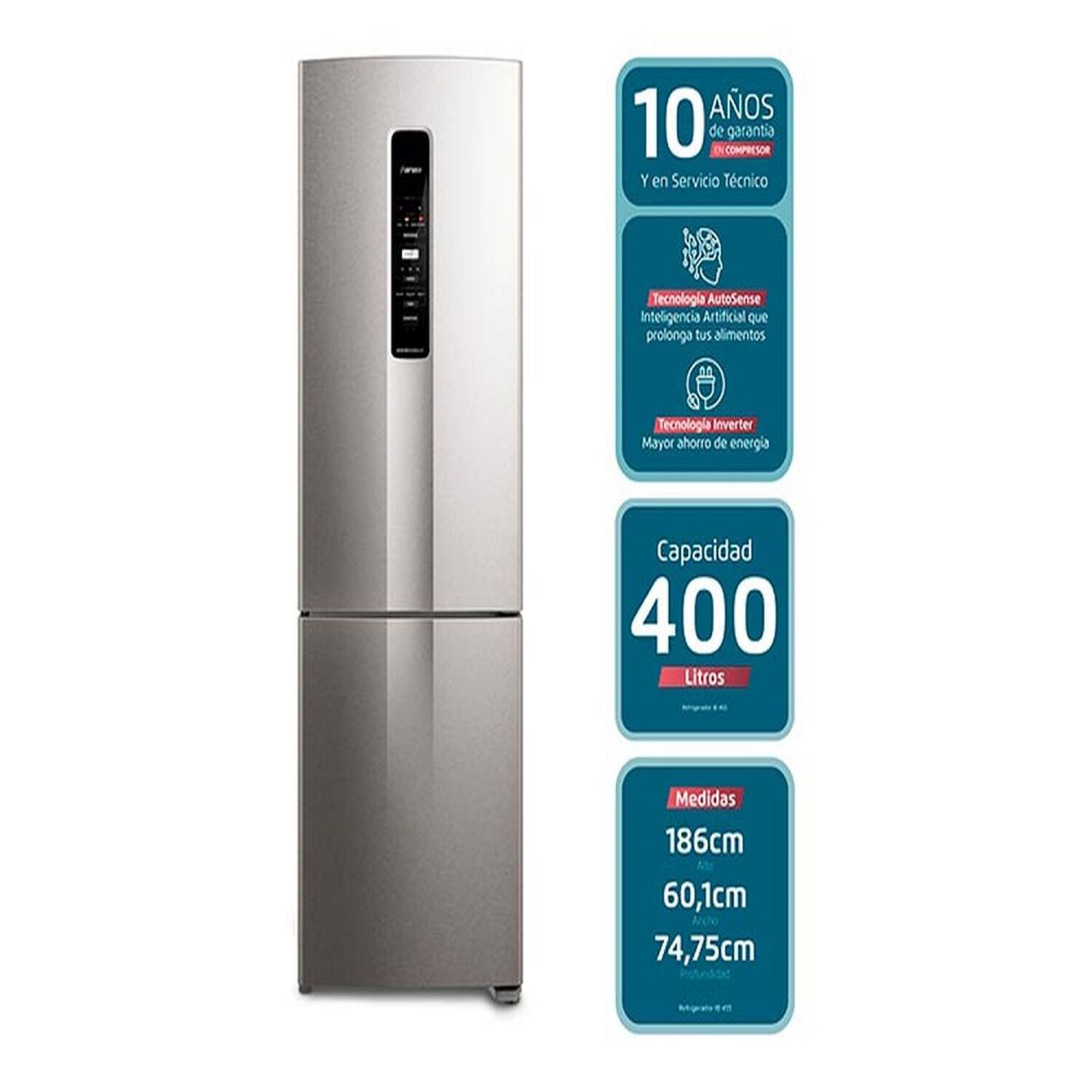Refrigerador No Frost Fensa Ib45s 400 Litros image number 2.0