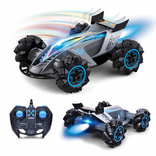 Auto R/c 2.4 Acrobatico Y Control De Gestos Efecto Cohete Gris