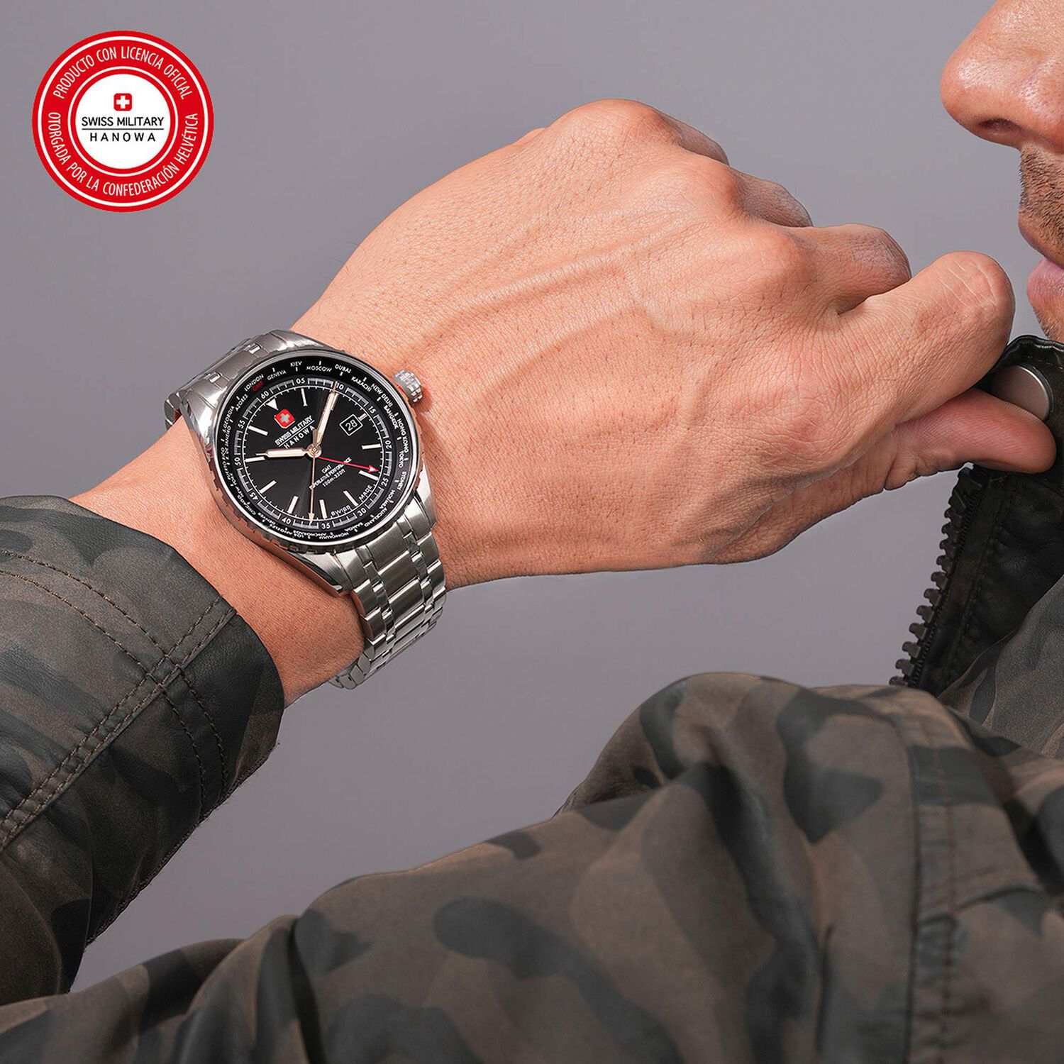 Reloj Hombre Swiss Military Hanowa Plateado Smwgh0003203 image number 3.0