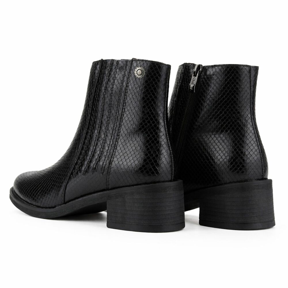 Botin Negro Mujer Casual Chalada Trafa image number 5.0
