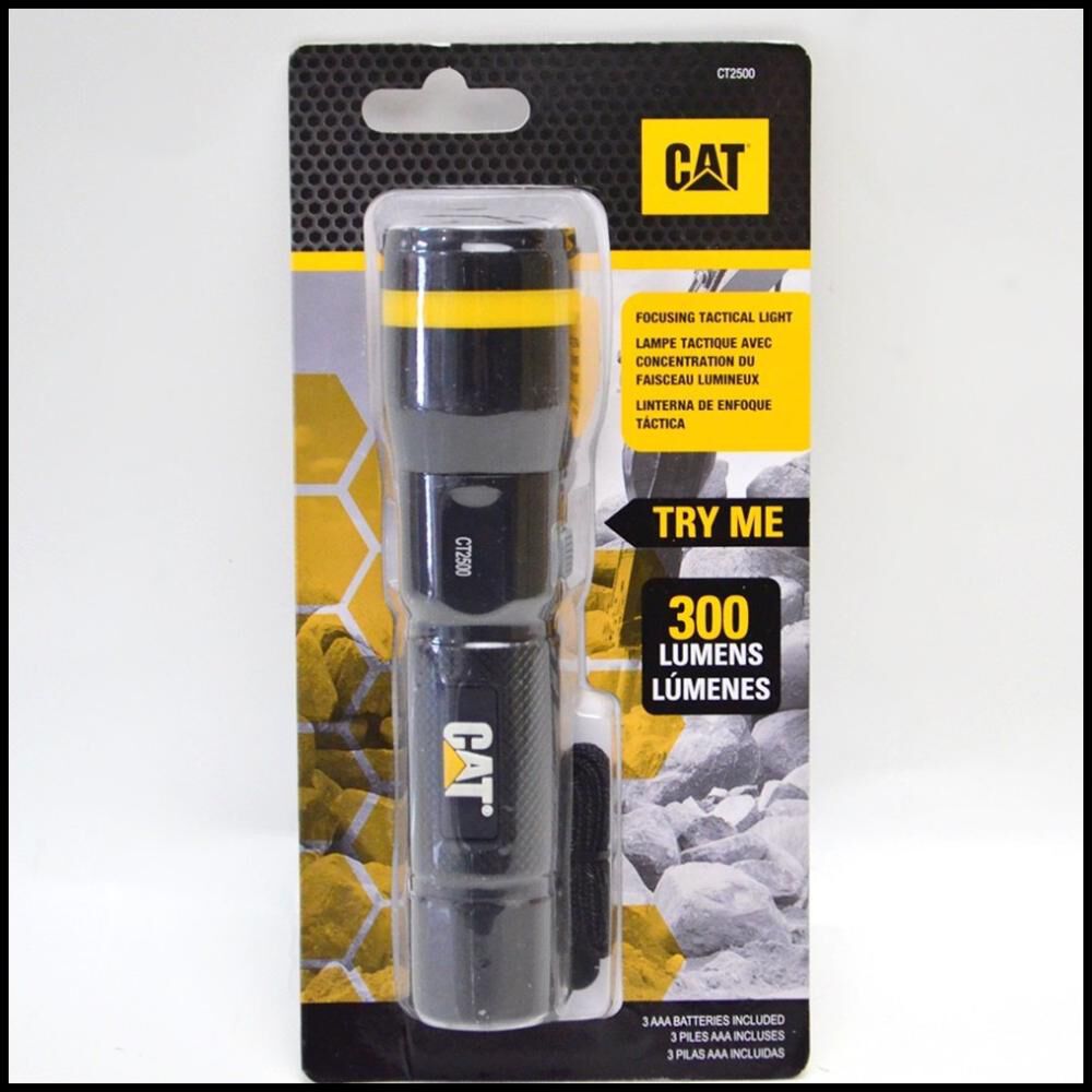 Linterna Led Tactica Enfoque Regulable Cat Ct2500 Lumenes 300 image number 1.0