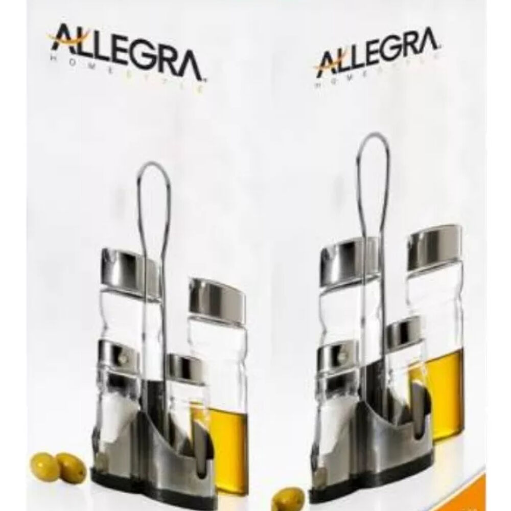 Set De Alcuza 5 Piezas Allegra Diseño Clasico Aceite Sal image number 3.0