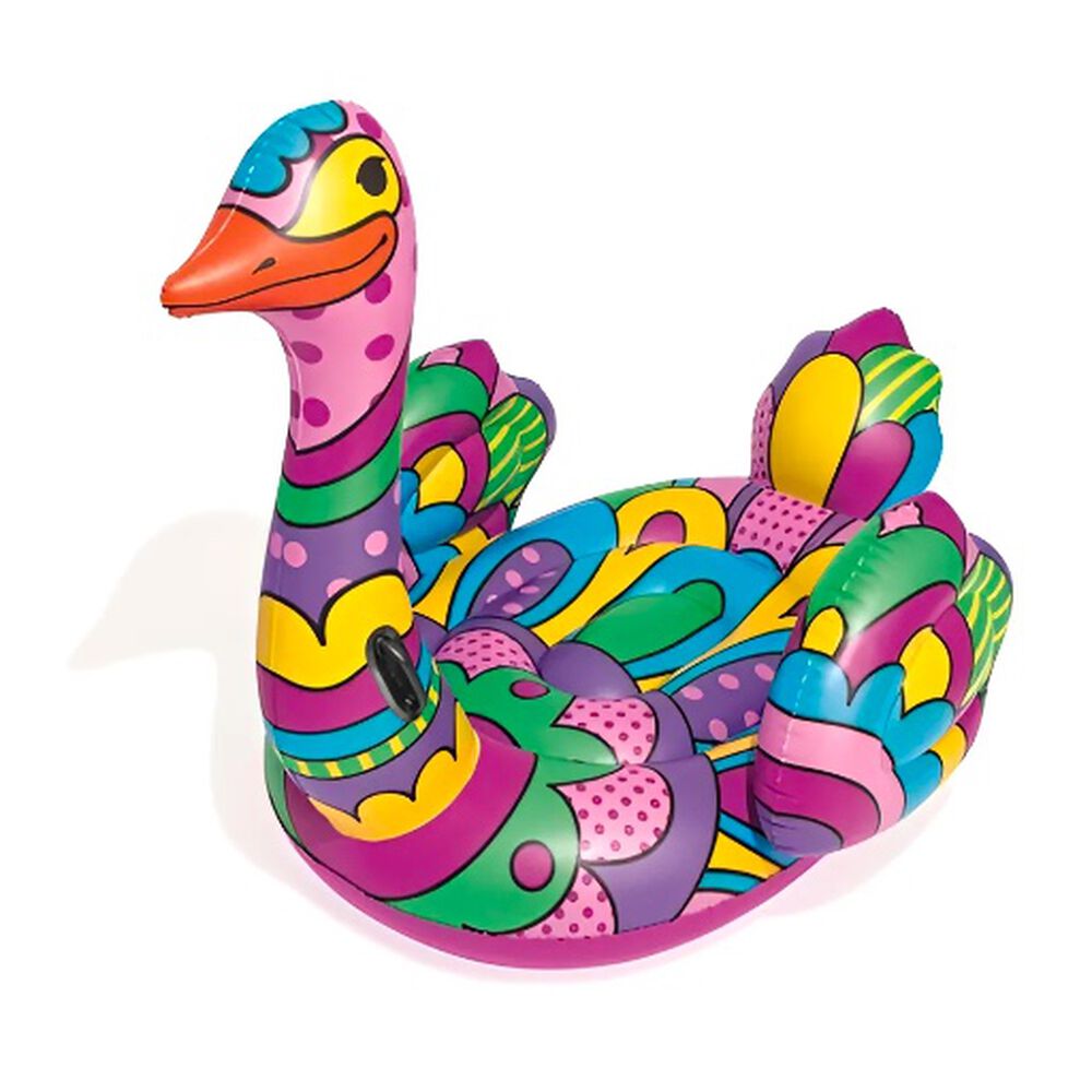 Flotador Avestruz 190cm Multicolor Inflable image number 0.0