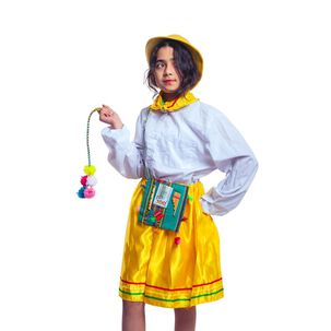Traje Trote Nortino Completo Para Ni&ntilde;a Y Ni&ntilde;o Carnavalito