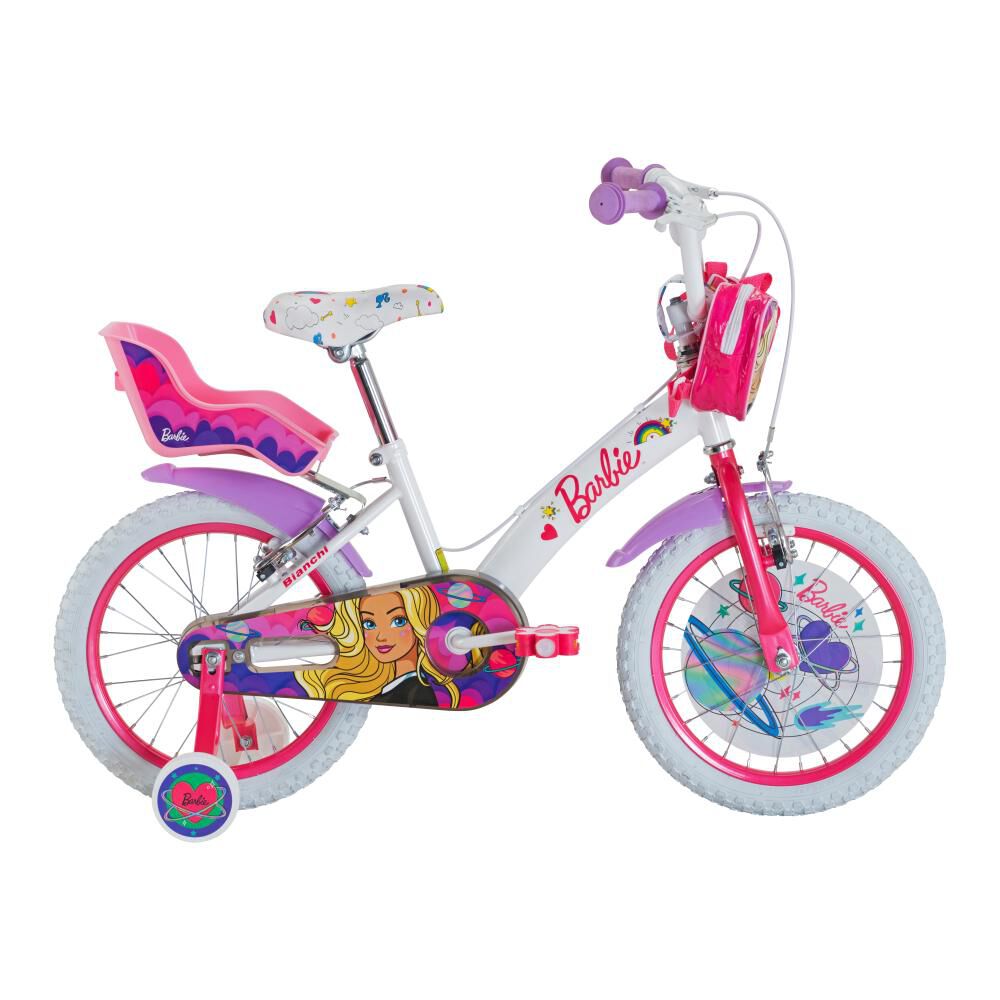 Bicicleta Infantil Bianchi Barbie Aro 16 image number 0.0