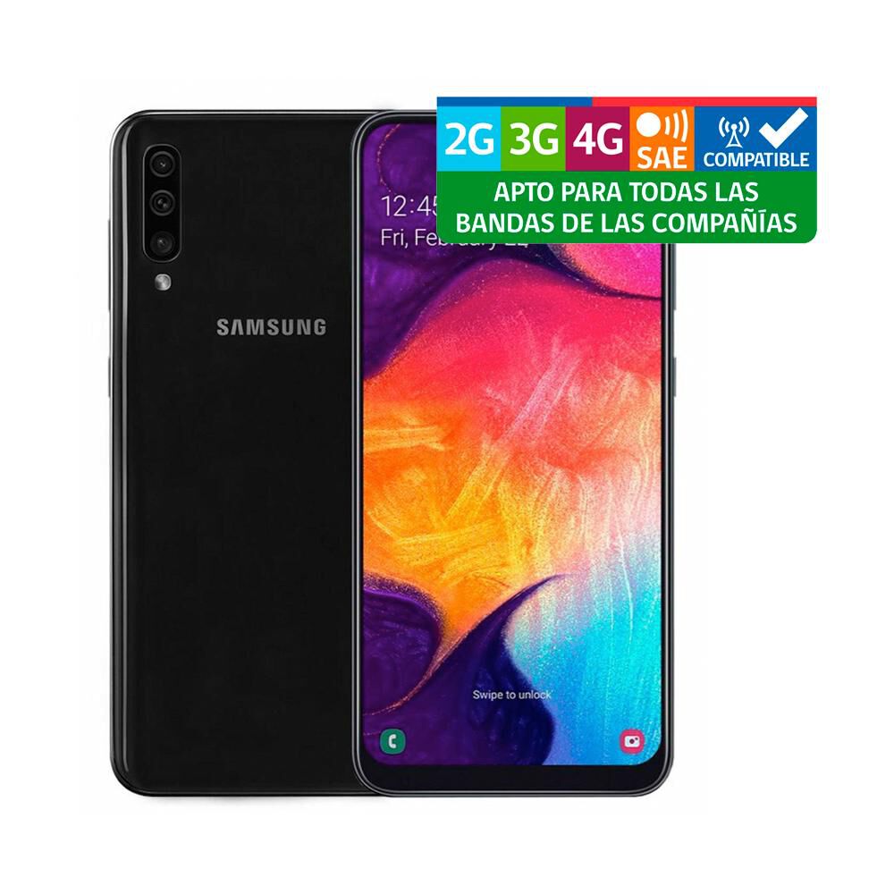 Smartphone Samsung Galaxy A50 Reacondicionado Negro / 64 Gb / Liberado image number 2.0