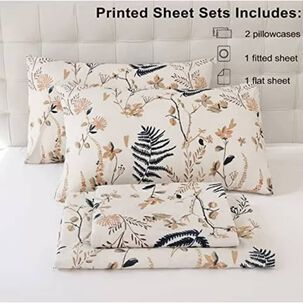 S&aacute;banas King Arredo Estampas Florales