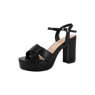 Sandalia De Vestir Lister Negro Alquimia