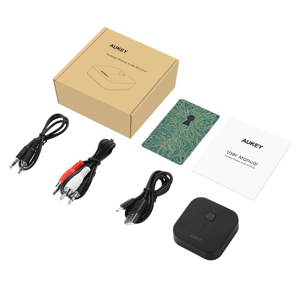 Aukey Receptor Bluetooth V4.1 Inalámbrico A2dp Negro - Br-c1 image number 1.0