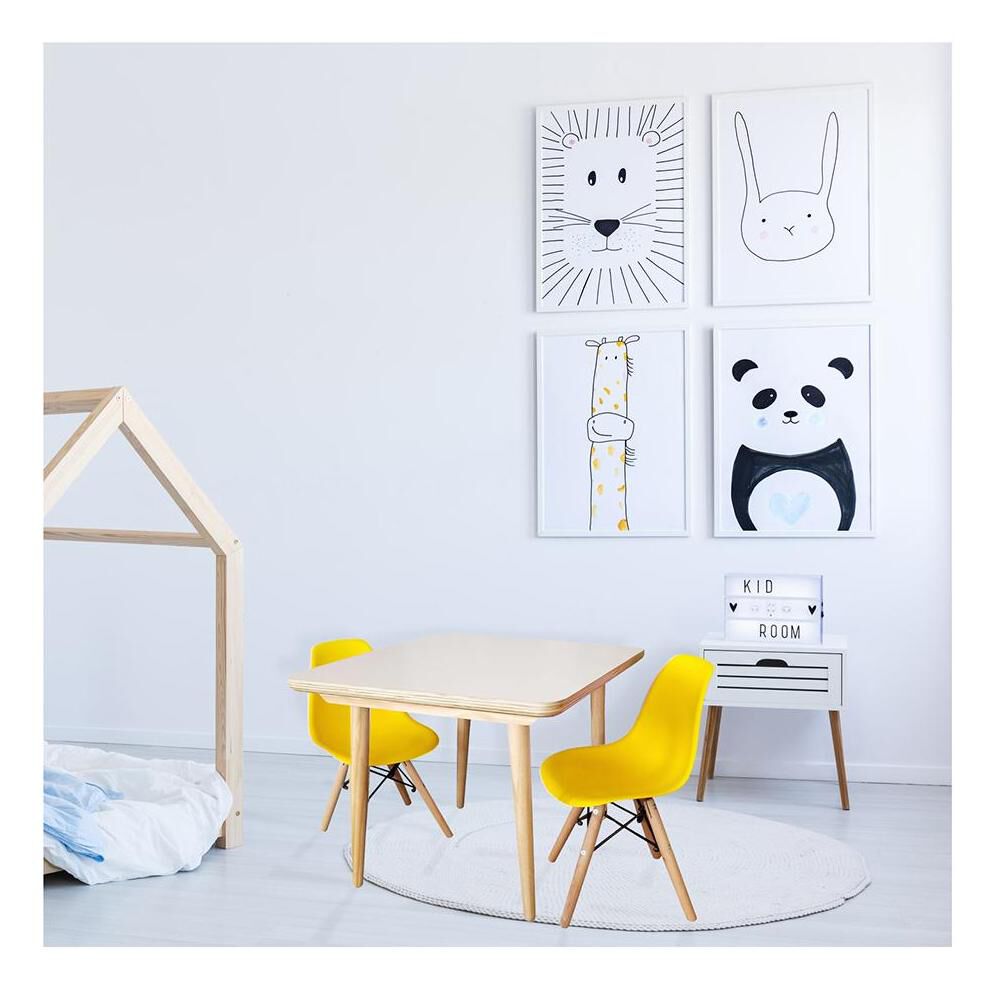 Juego De Comedor Infantil  De Pies A Cabeza Eames 2 Personas image number 2.0