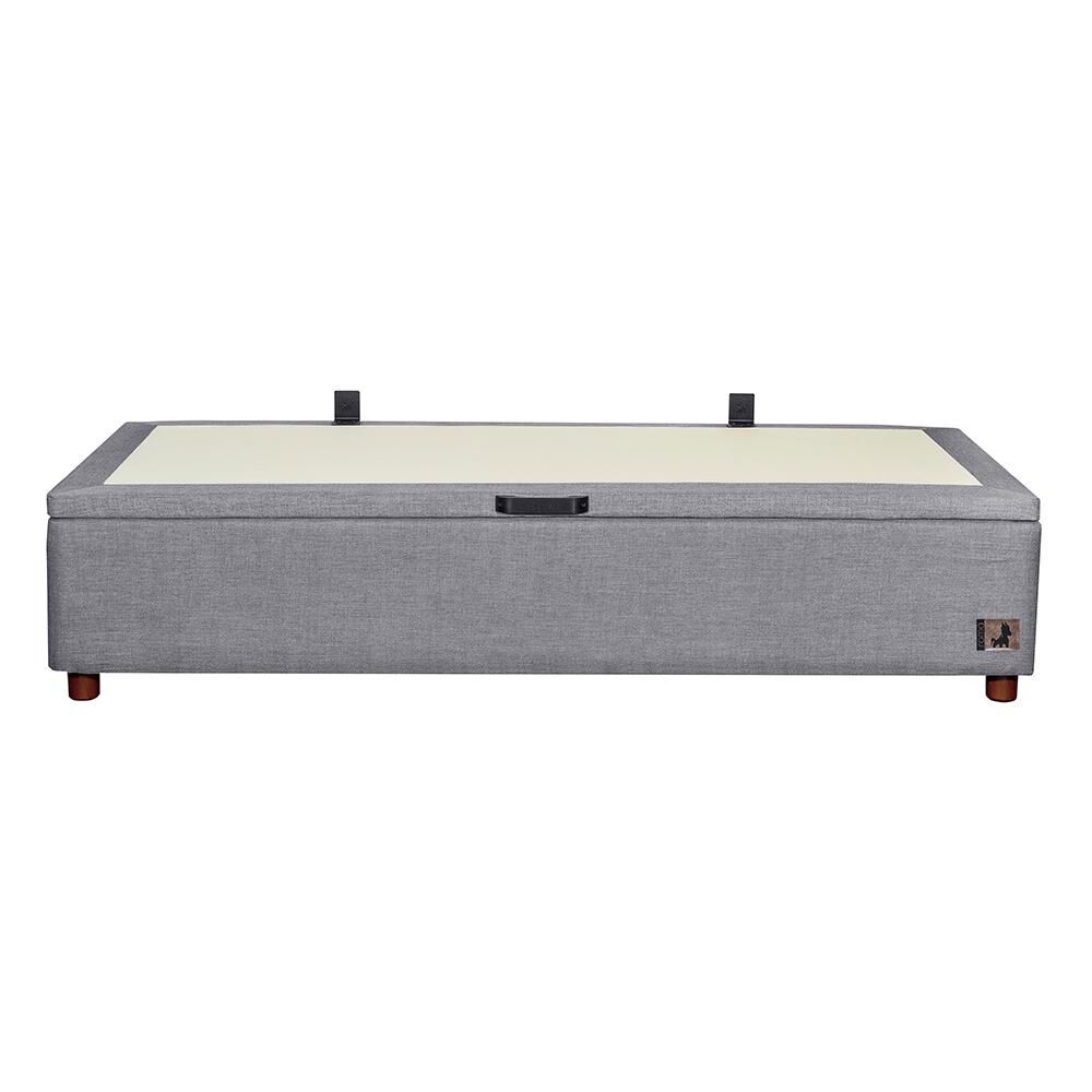 Base Cama Mons Ba&uacute;l 190 Gris / 1 Plaza / Base Normal image number 5.0