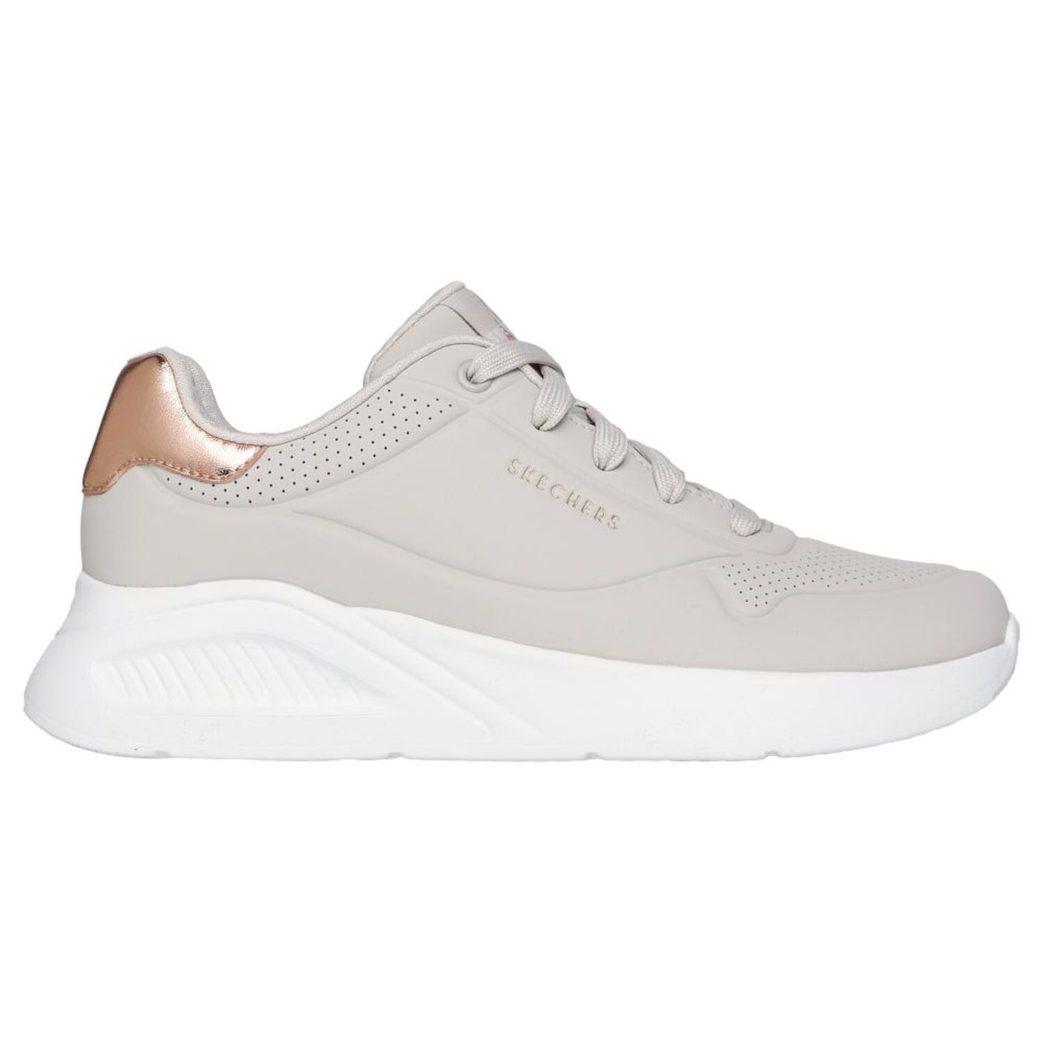 Zapatilla Urbana Mujer Skechers Uno Lite - Shimmer Along Nat image number 0.0