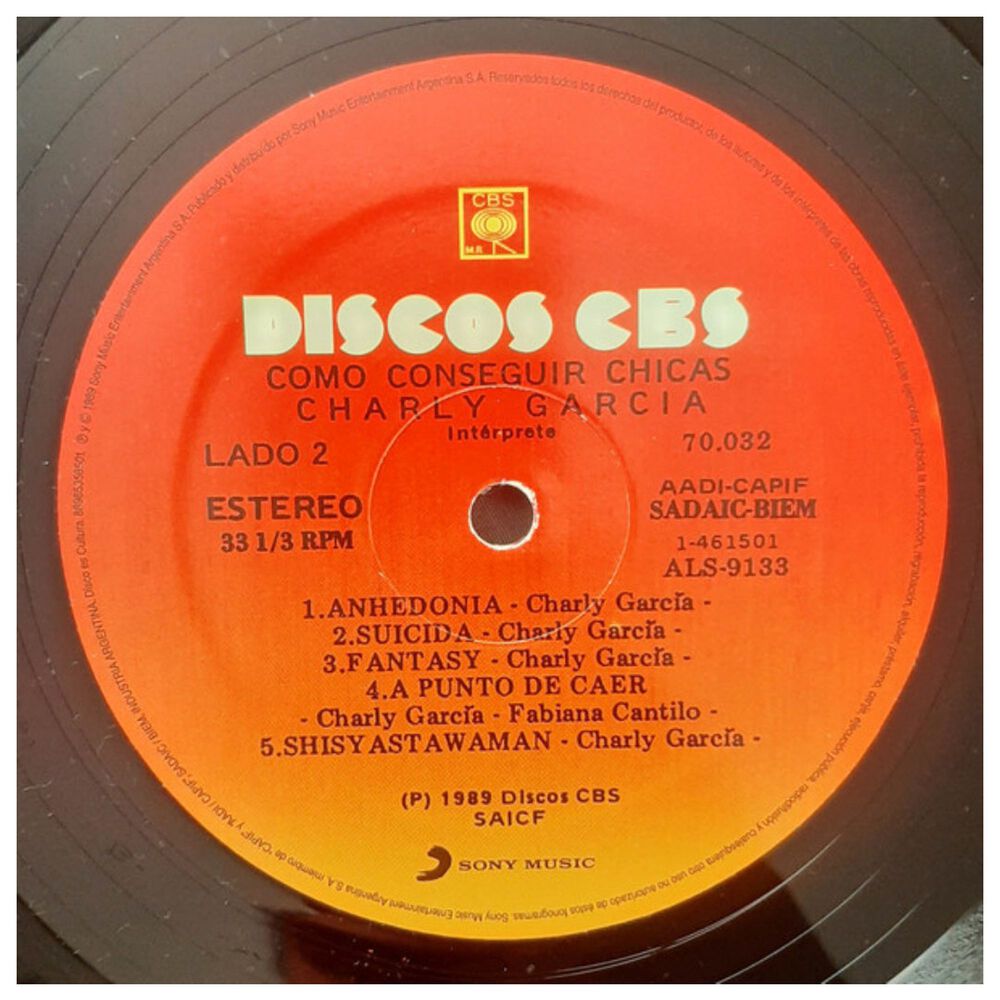 Charly Garcia - Como Conseguir Chicas | Vinilo image number 4.0