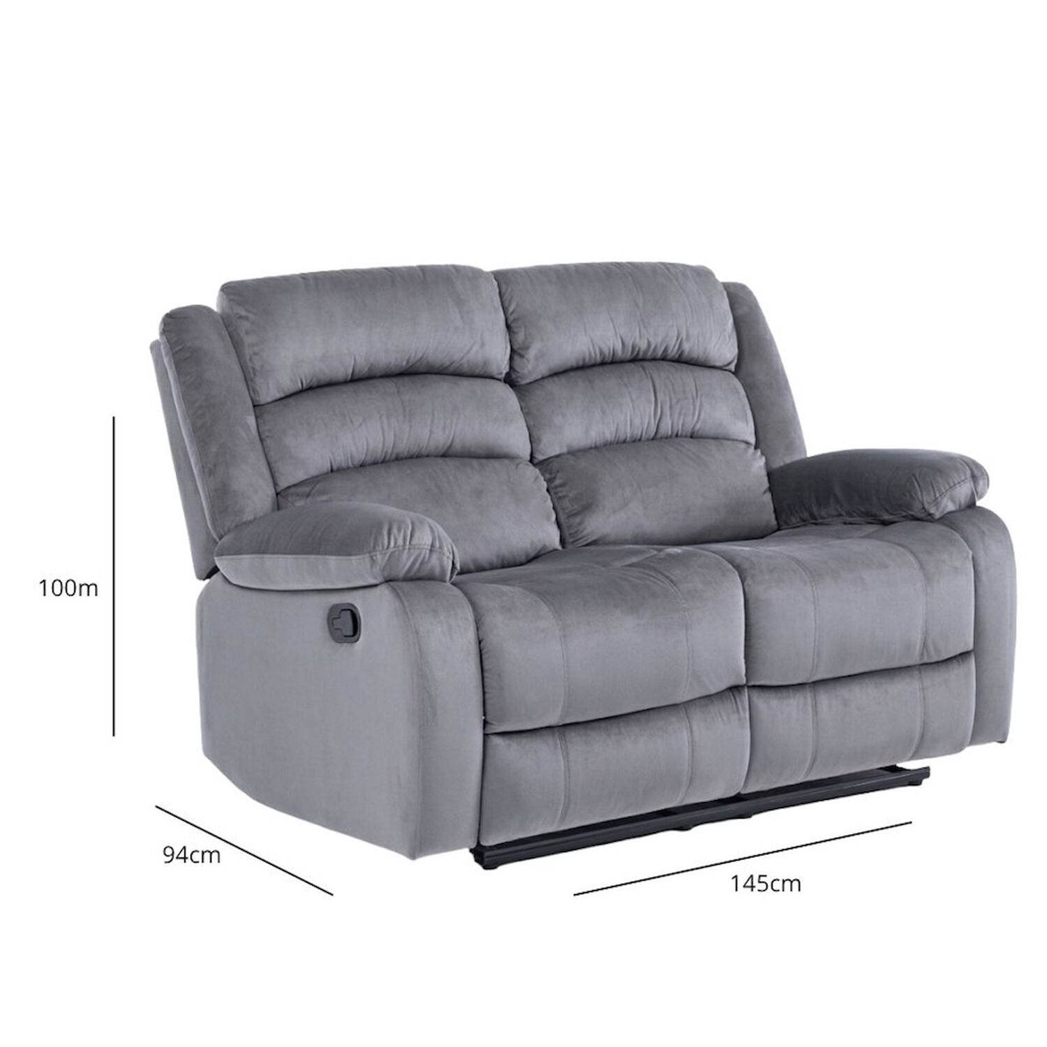 Sof&aacute; 2 Cuerpos Reclinable Moderno New Martell image number 2.0