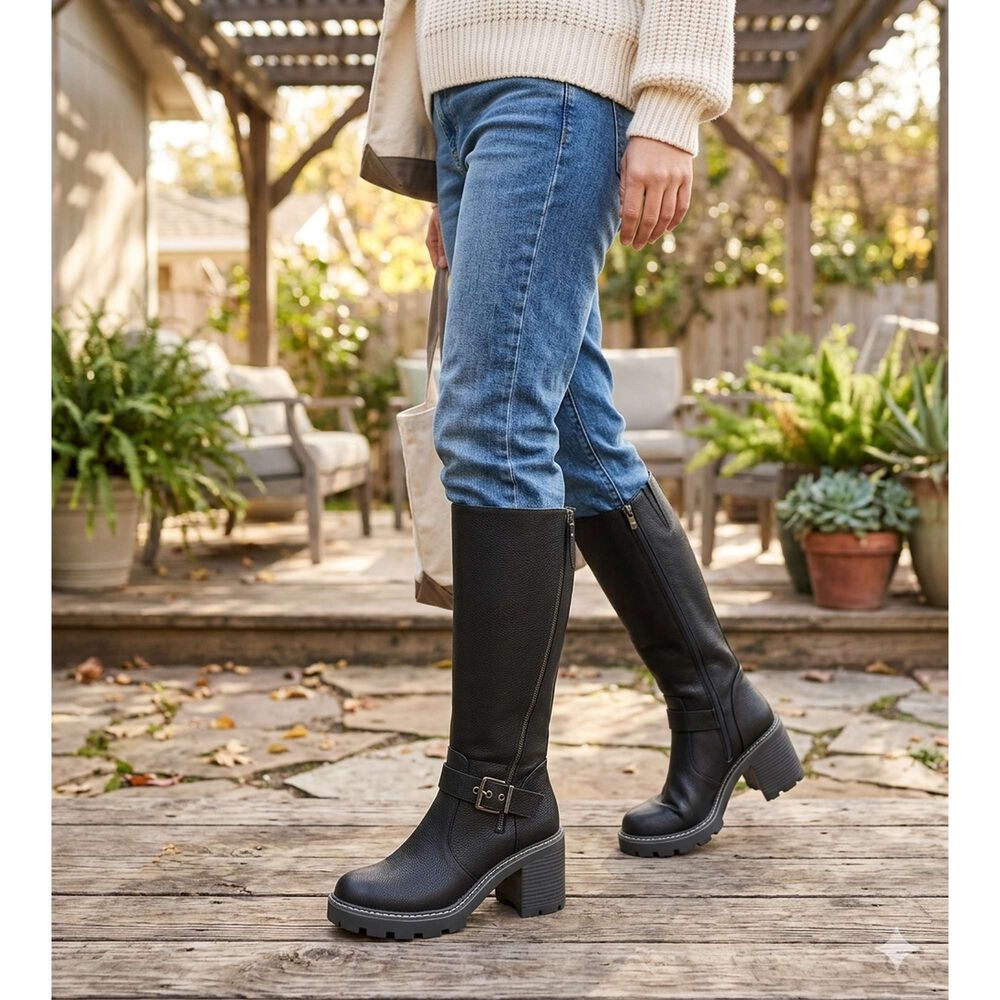 Bota Larga Tana Negro Alquimia image number 4.0