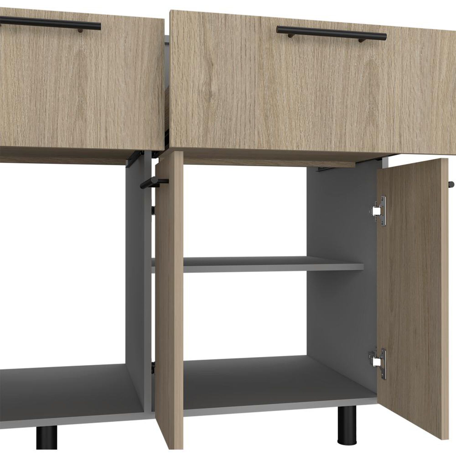 Modulo Inferior Tuhome Hasselt / 2 Cajones image number 13.0