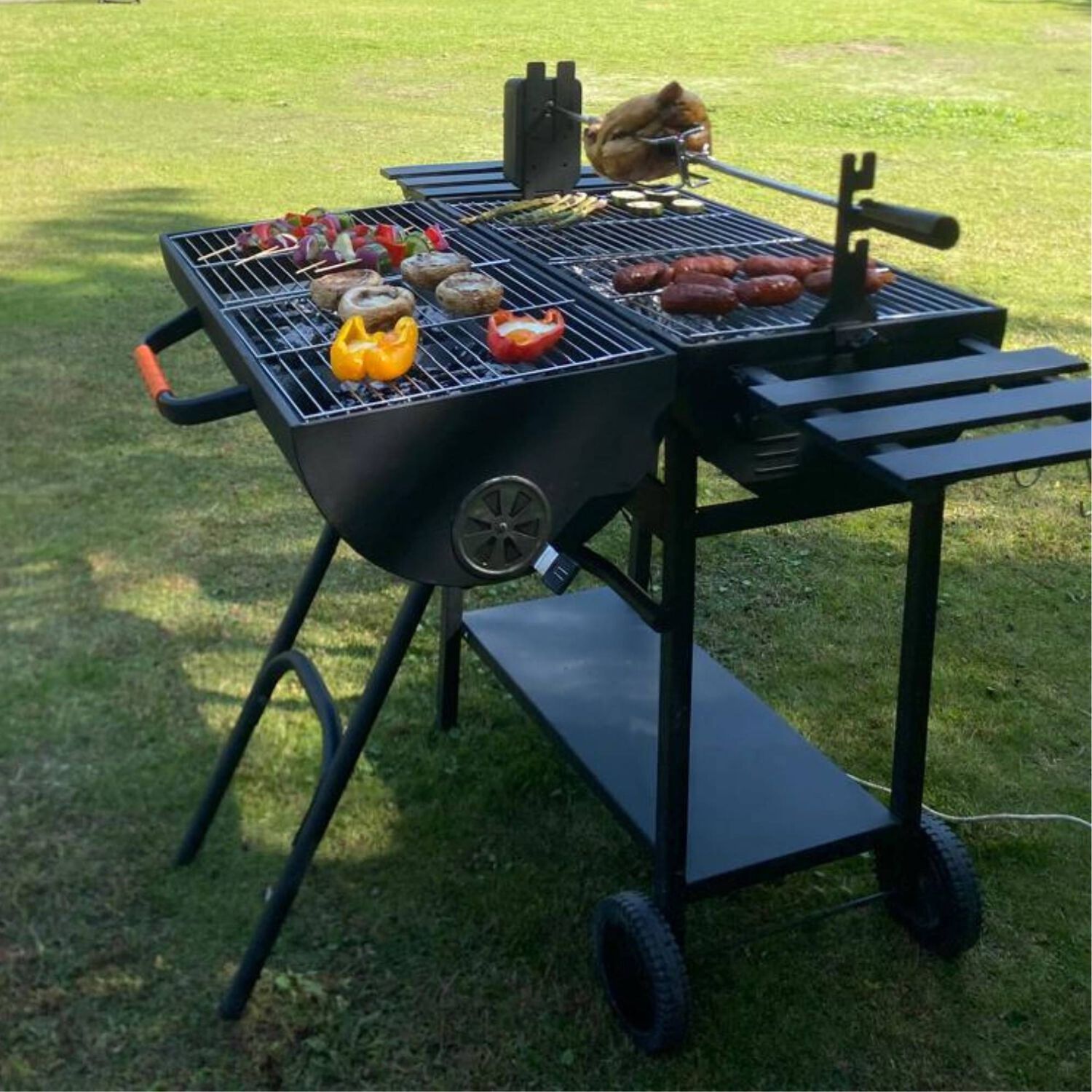 Parrilla Carbon Montana Tambor + Spiedo image number 1.0