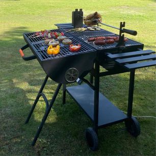 Parrilla Carbon Montana Tambor + Spiedo
