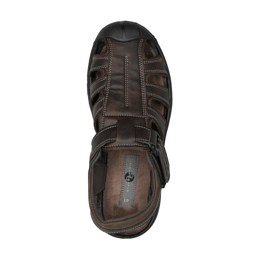 Sandalia Hombre Bruno Bertini Brown image number 4.0