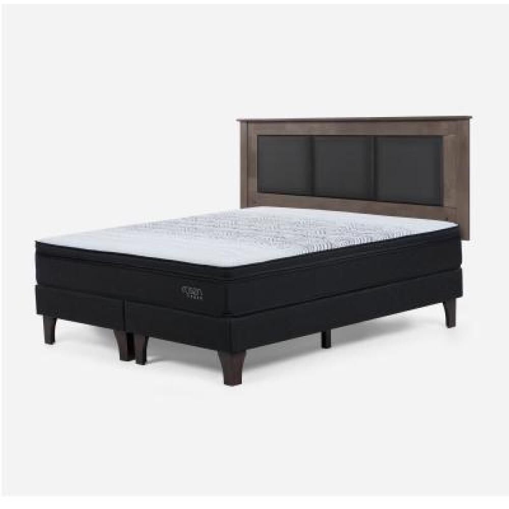 Cama Europea Rosen Tempo / 2 Plazas / Base Dividida + Respaldo image number 8.0