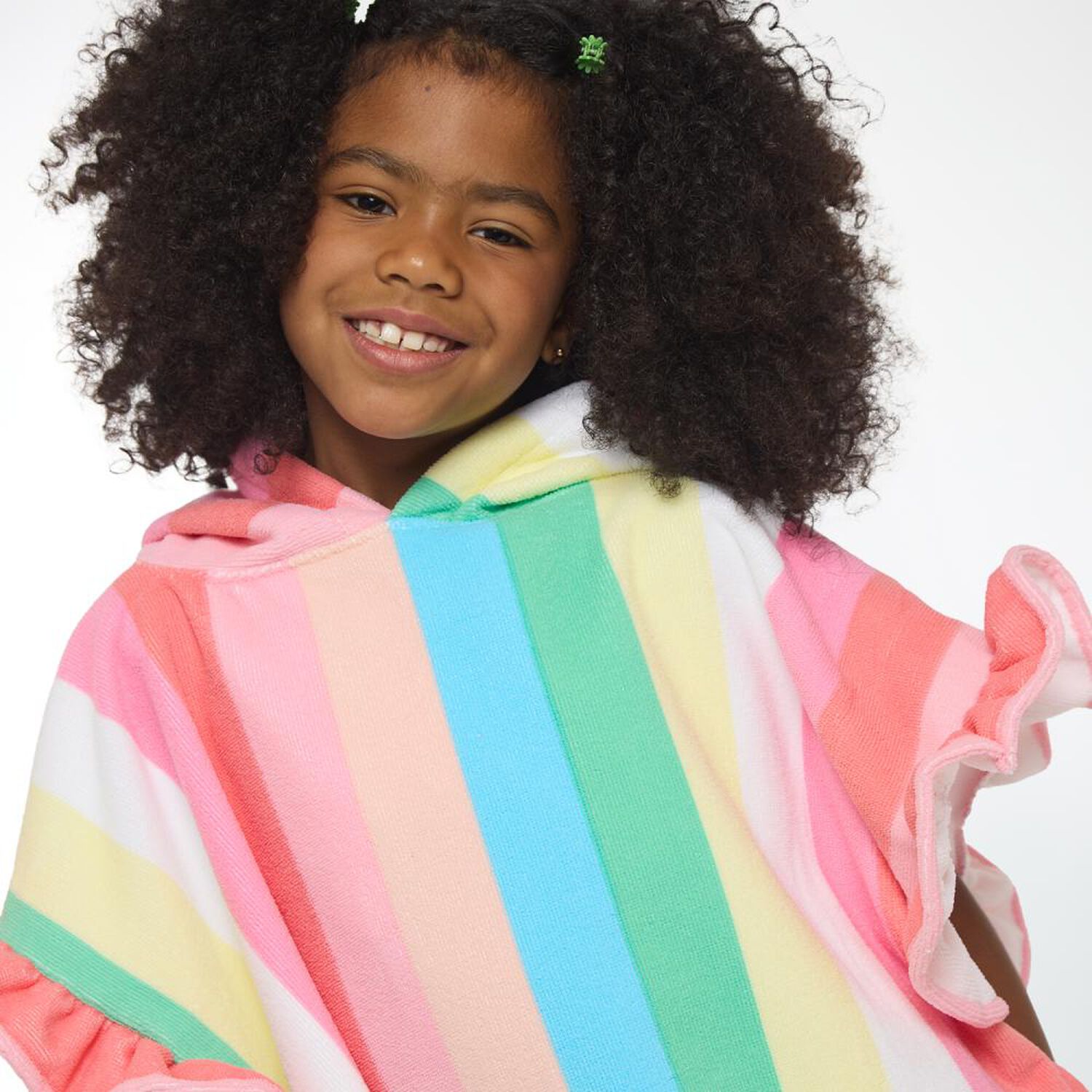 Toalla Playa Capucha Casaideal Kids Valentina / 60 X 120 Cm image number 4.0