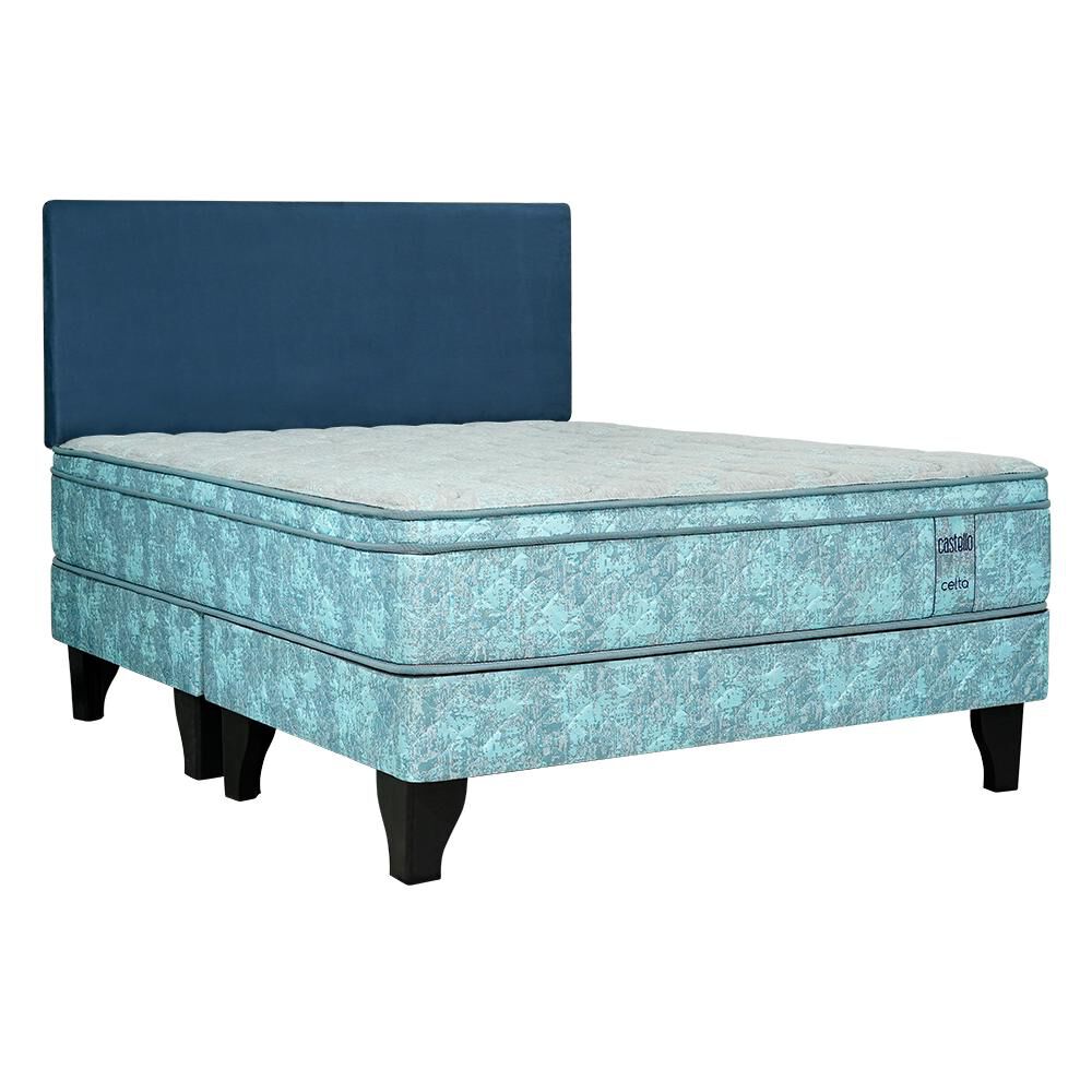 Cama Europea Celta Castello / King / Base Dividida + Respaldo image number 0.0