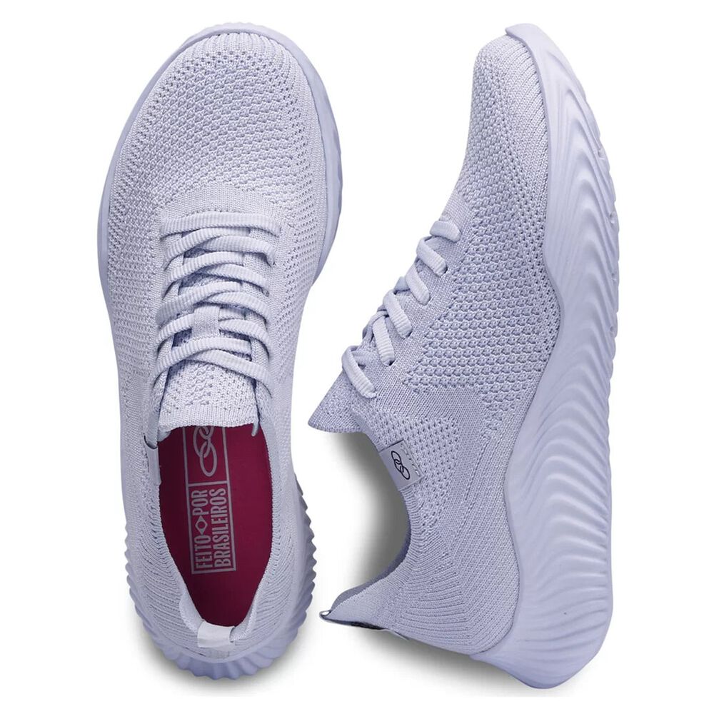 Zapatilla Mujer 146g Ultraleve Blanco/lila/celeste image number 2.0