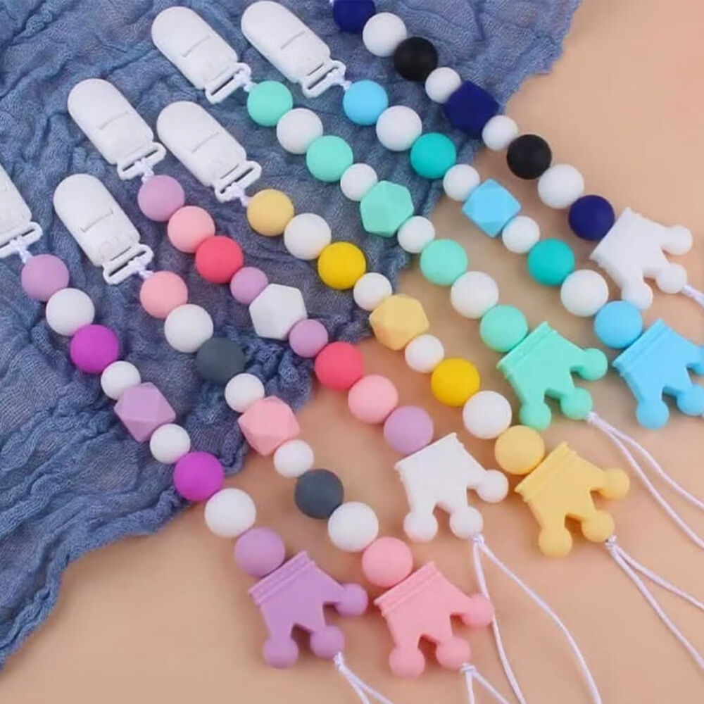 Sujeta Chupete Clip Porta Chupete Silicona Bebe Afirma Tete image number 2.0