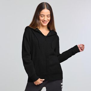Polerón Full Zipper Cuello Redondo Con Capucha Mujer Freedom