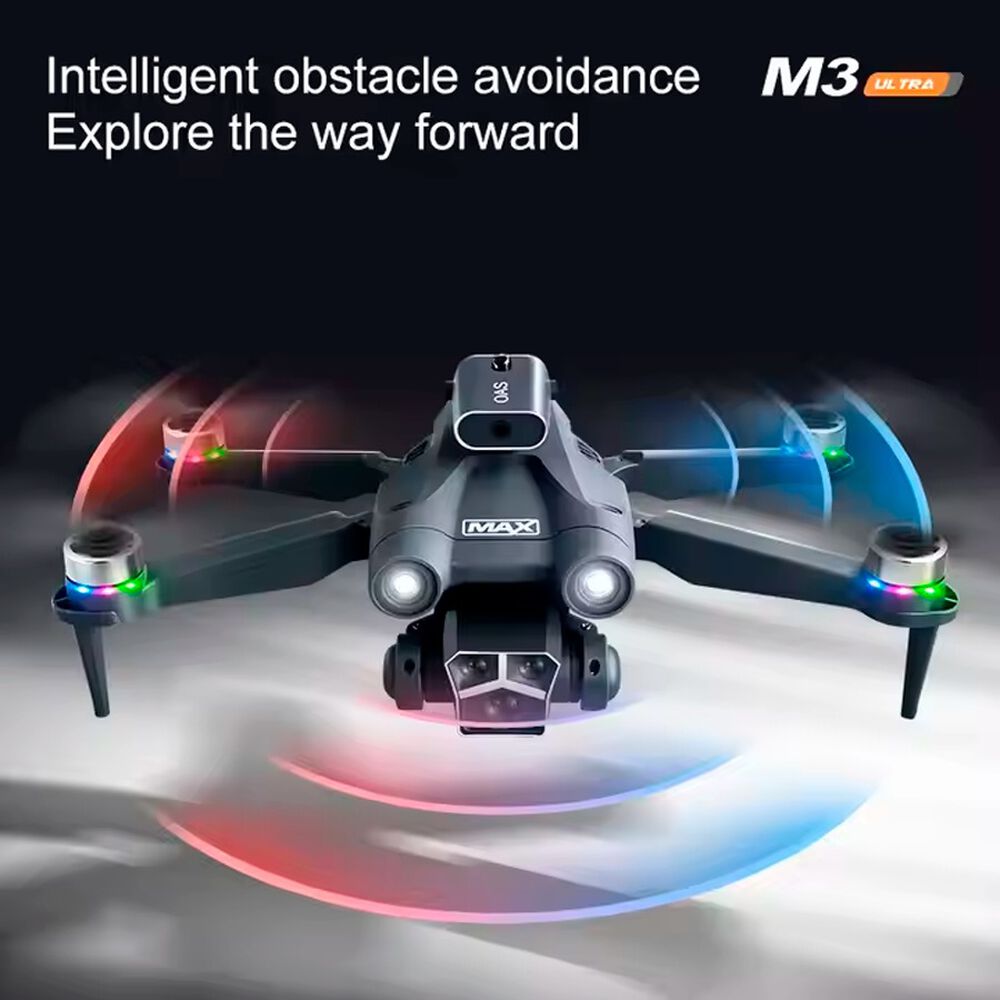 Dron M3 Ultra Con Control Remoto Y Pantalla Luz Rgb image number 3.0
