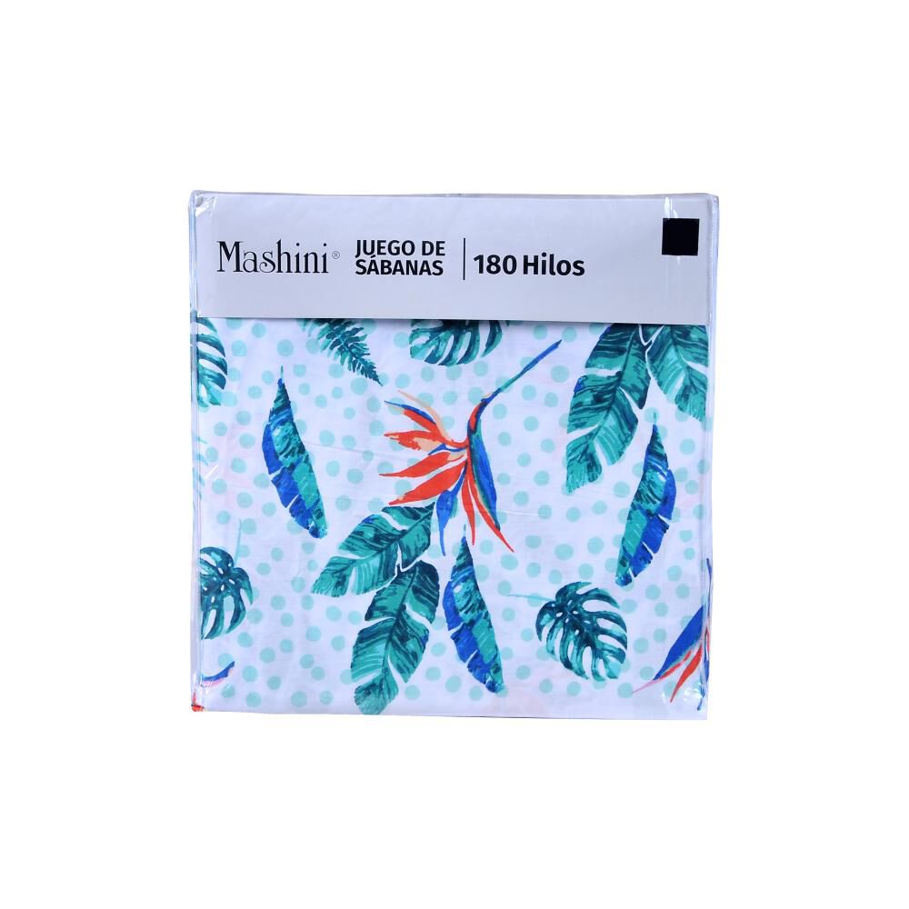 Juego De Sabanas Mashini Estampado / 2 Plazas image number 2.0
