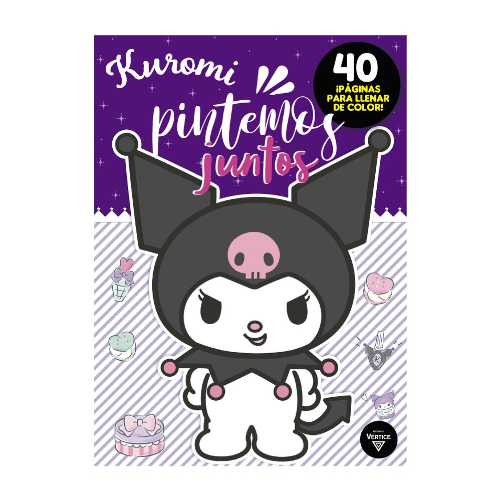 Editorial Vértice Libro Para Pintar Kuromi 40 Páginas image number 0.0