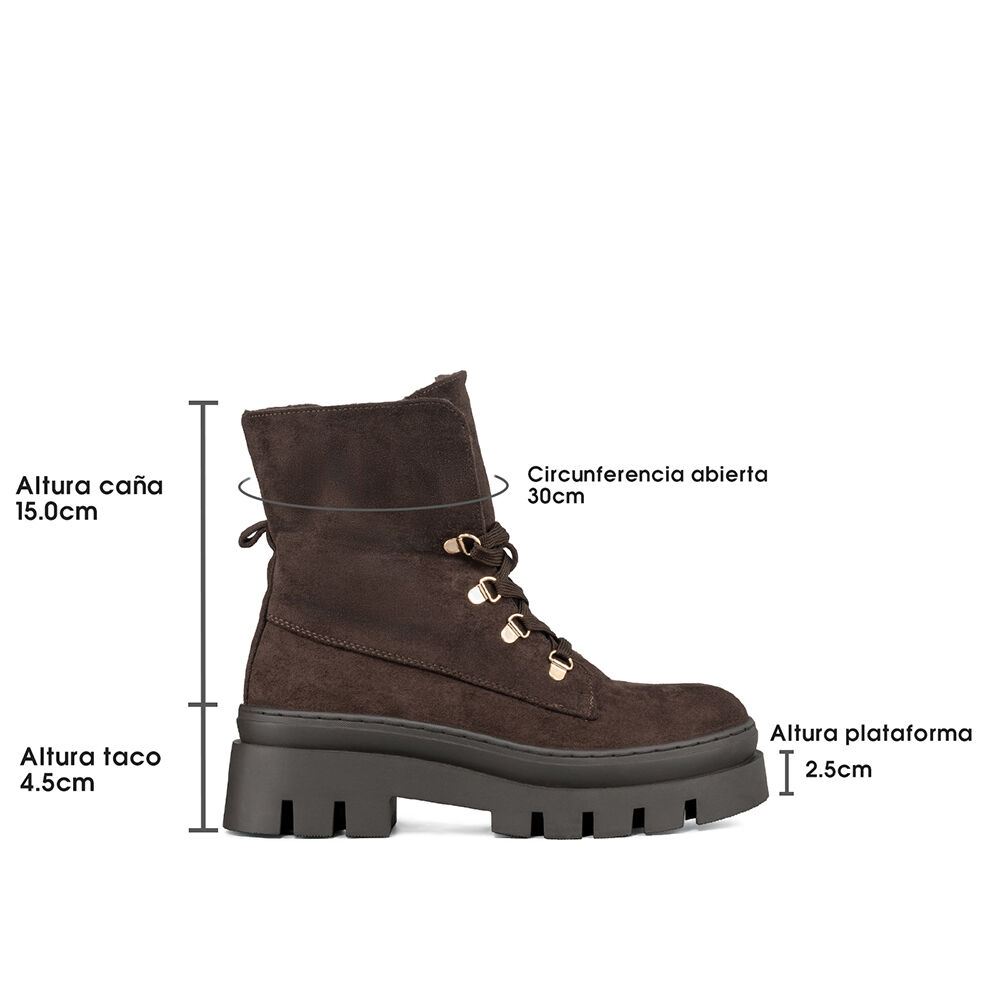 Botin Casual Mujer Plataforma Vintage Weide Hx503 image number 6.0
