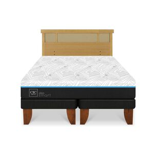 Cama Europea Cic Green Infinity / King / Base Dividida + Respaldo