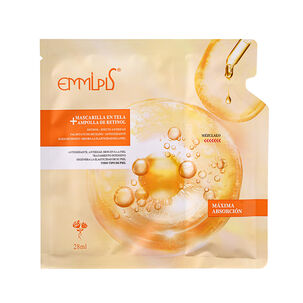 Mascarilla Con Serum Facial Retinol Antioxidante Puro Kit 10 Und
