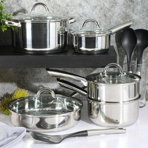 Batería De Cocina Acero Antiadherente Sangerfield 12 Pcs Oster