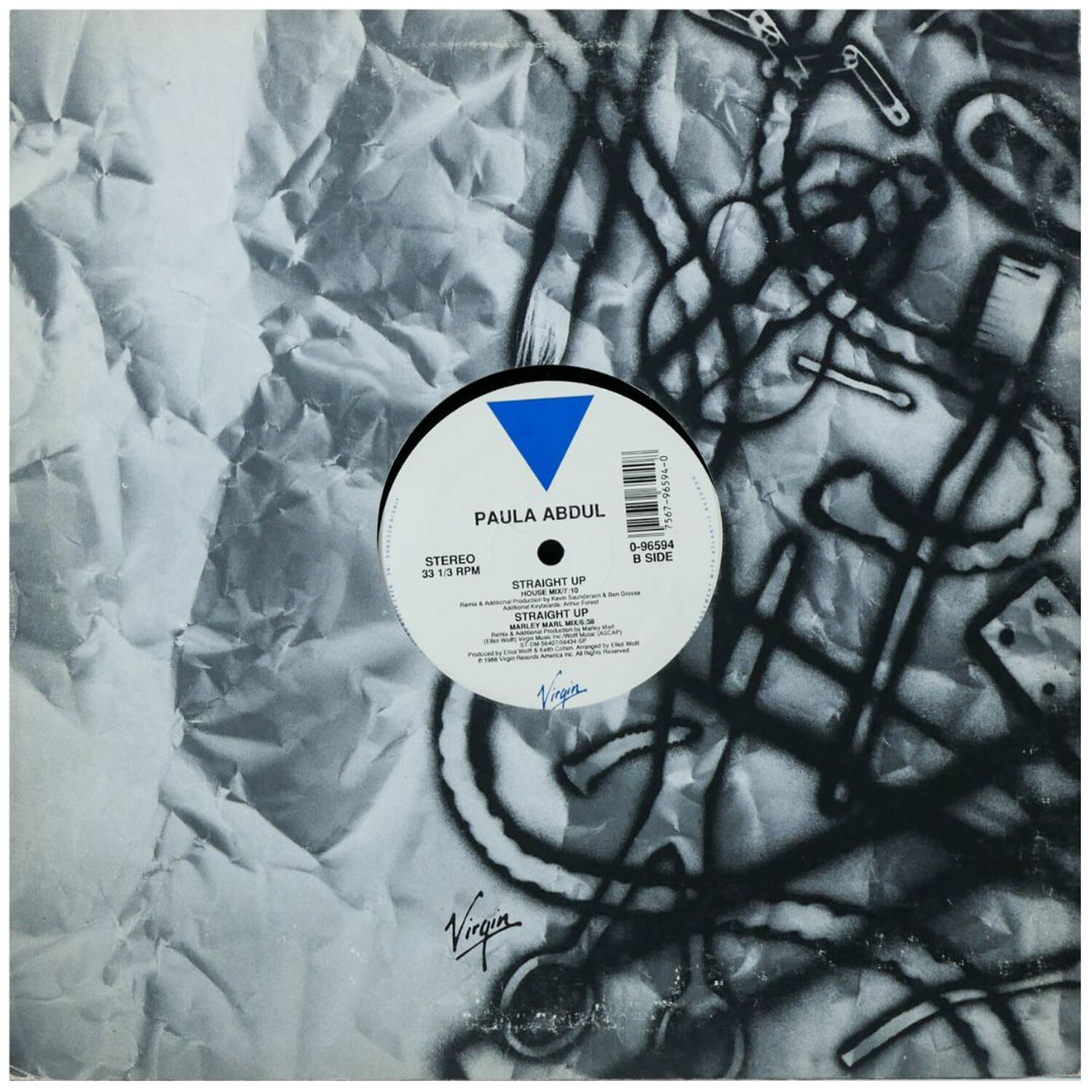 Paula Abdul - Straight Up | 12" Maxi Single Usado image number 1.0