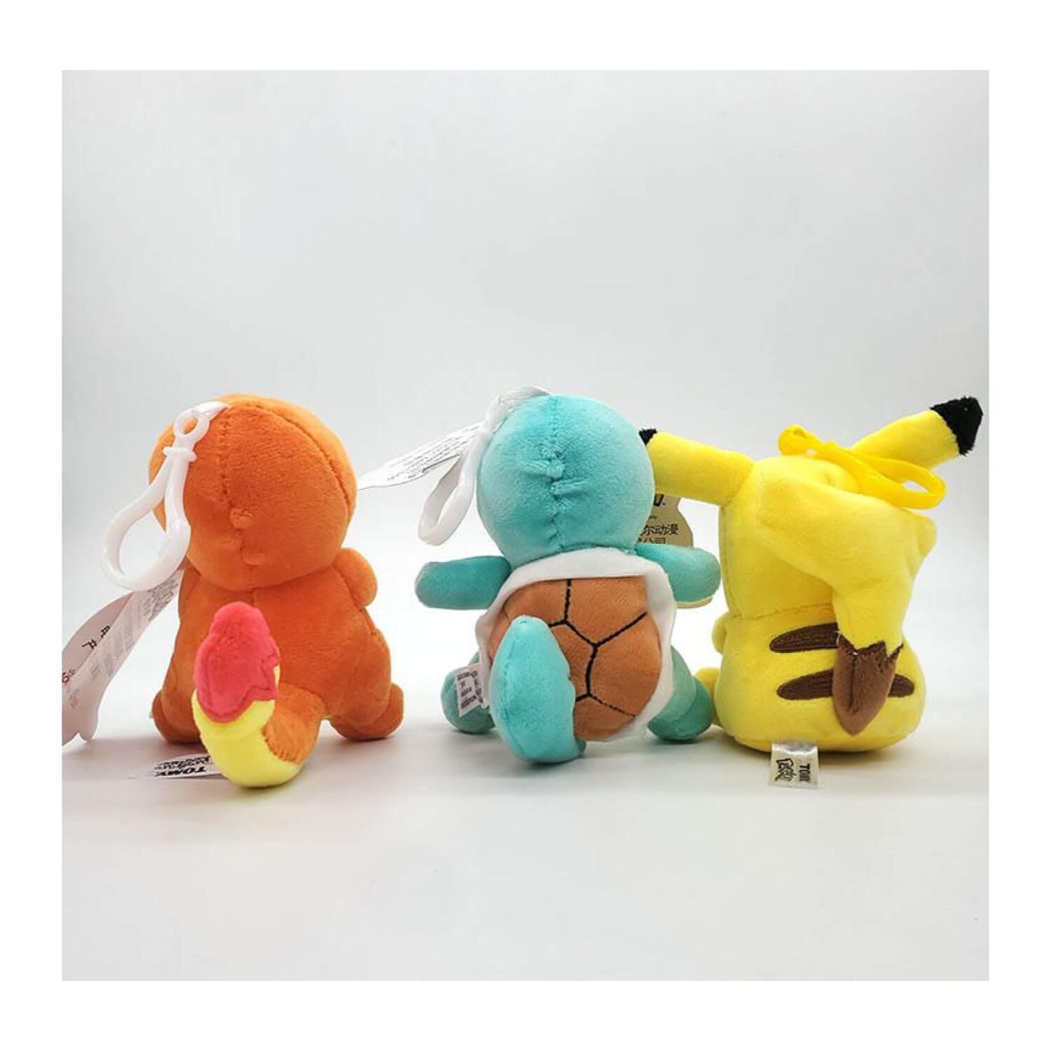 Juguete Pack 6 Peluches Llaveros Pokemon 13cm Infantil image number 1.0