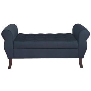 Banqueta Baul Diva Color Negro