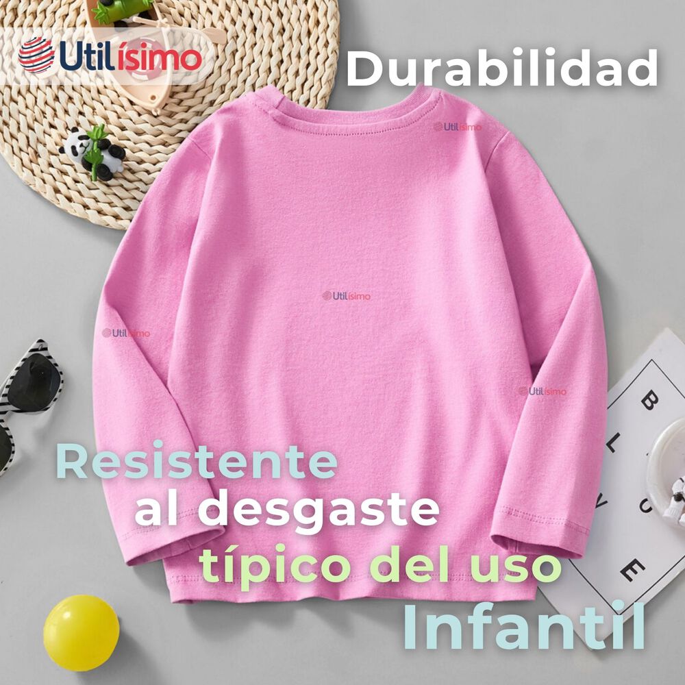 Polera Manga Larga Niña 100% Algodón Dinosauro Fucsia Camiseta image number 6.0