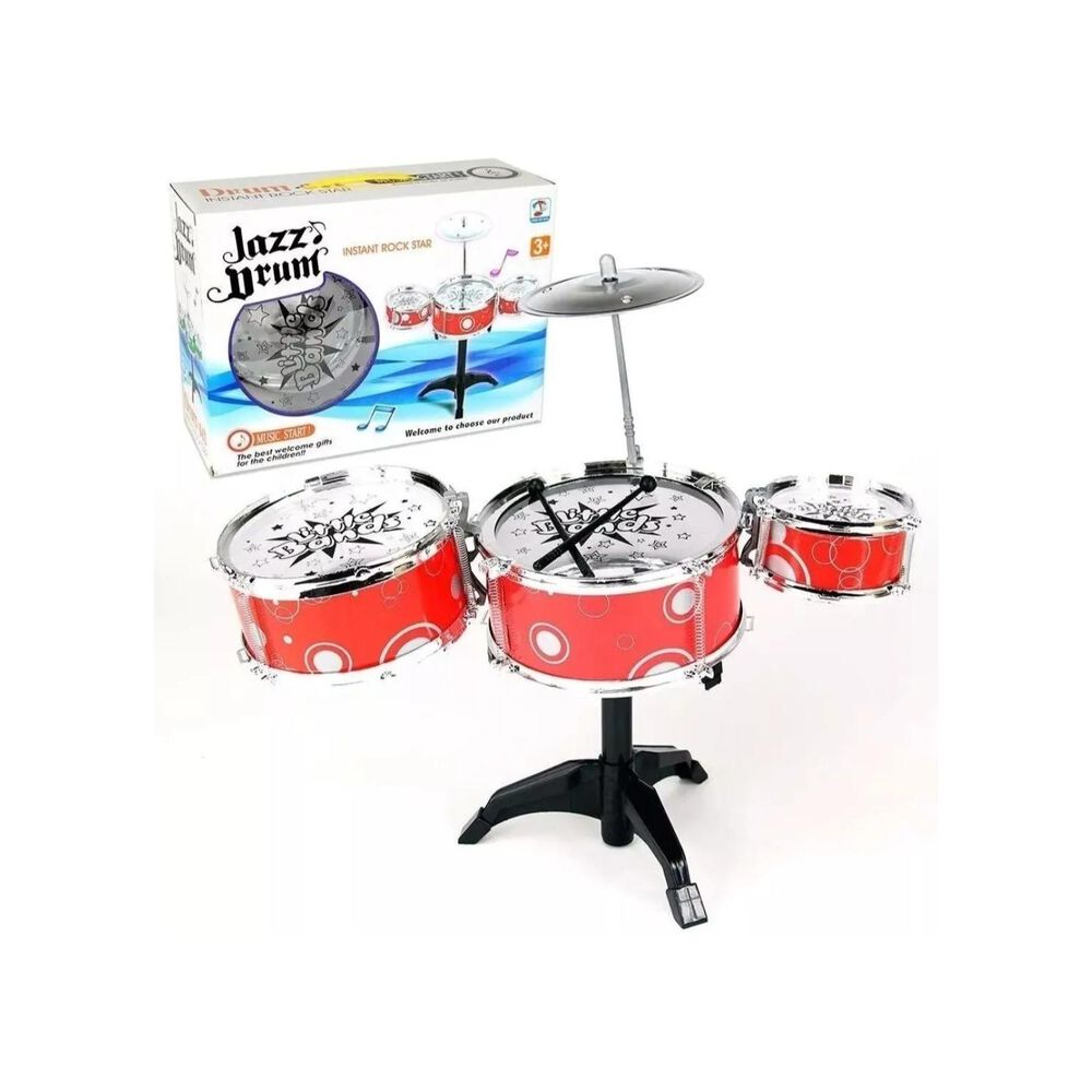 Juguete Bateria Musical 46cm Con Baquetas Infantil image number 1.0