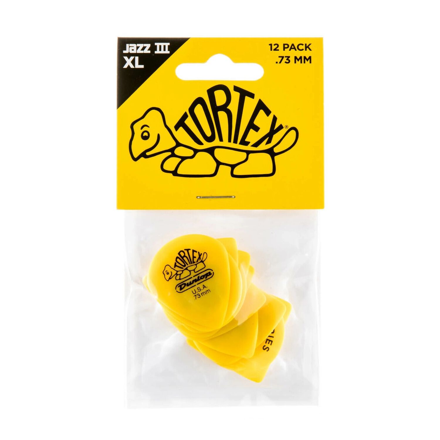 U&ntilde;etas Dunlop 498 Tortex Jazz Iii De 0.73mm Pack 12un image number 2.0