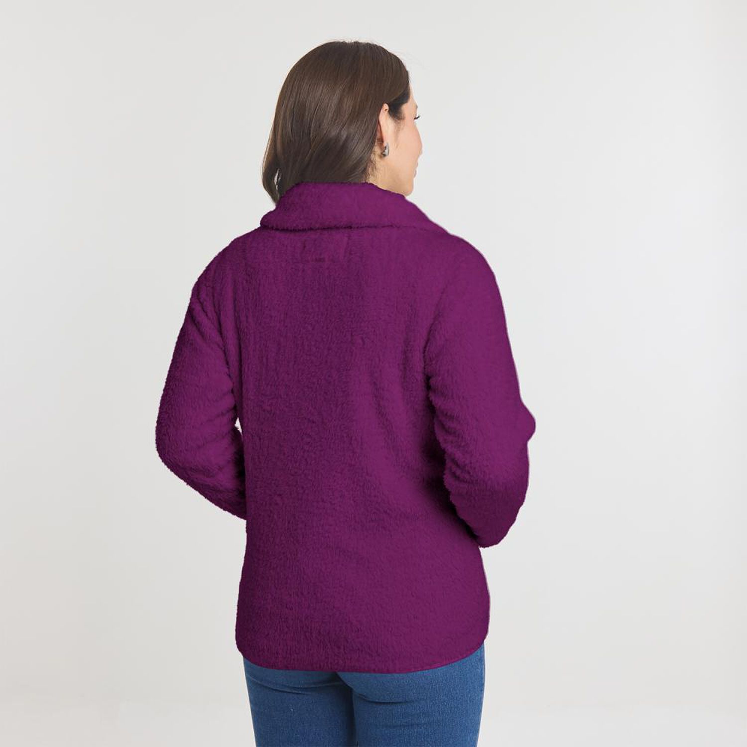 Poler&oacute;n Polar Fleece Manga Larga Cuello Alto Mujer Geeps image number 1.0