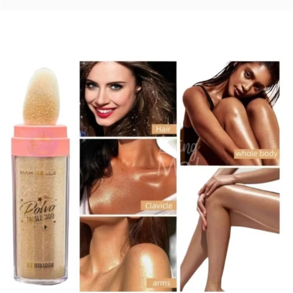 Polvo De Hadas Para Cuerpo, Rostro , Ojos Y Cabello Dorado image number 0.0