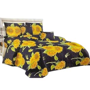 Cobertor Quilt De Verano Cubrecama 2 Plazas Colcha 230x250cm Gs